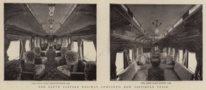 Il nuovo treno vestibolo della South Eastern Railway Company da English Photographer