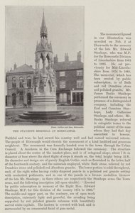 Il Memoriale Stanhope a Horncastle da English Photographer