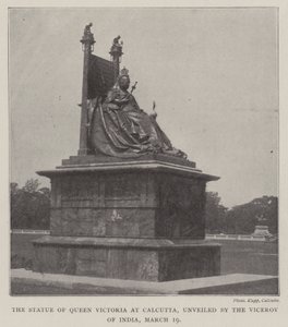 La Statua della Regina Vittoria a Calcutta, Inaugurata dal Viceré dell