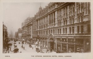 The Strand, Hotel Cecil, Londra da English Photographer