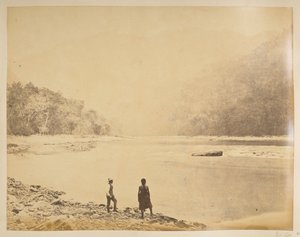 Il Teesta a Bheerkotee. Vedute di Darjeeling. Anni 1870
