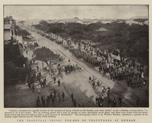 La Crisi del Transvaal, Parata di Volontari a Durban