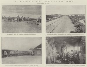 La guerra del Transvaal, scene al fronte da English Photographer