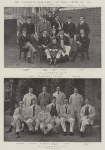 La gara di canottaggio universitaria, gli equipaggi rivali del 1902