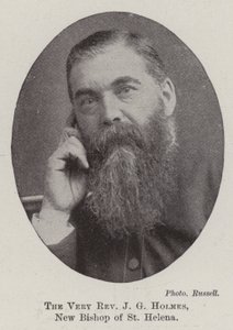 Il molto reverendo J G Holmes, nuovo vescovo di Sant