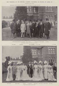 Il matrimonio della figlia di Sir Edward Clarke a Staines il 22 aprile da English Photographer