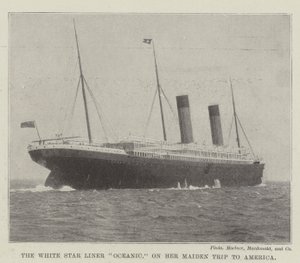 Il transatlantico White Star Oceanic, al suo viaggio inaugurale verso l