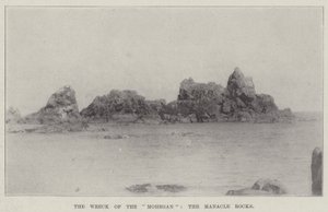 Il naufragio del Mohegan, le rocce Manacle da English Photographer