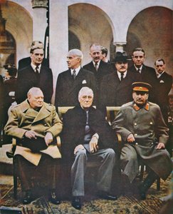 La conferenza di Yalta, febbraio 1945 da English Photographer