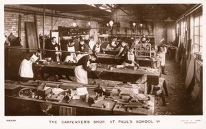 La falegnameria della St Pauls School da English Photographer