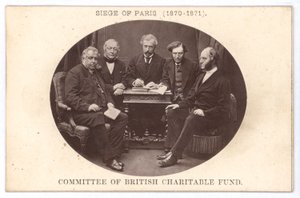 Il comitato del British Charitable Fund, assistendo i poveri durante l