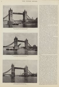 La costruzione del Tower Bridge, Londra