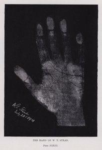 La mano di W T Stead da English Photographer