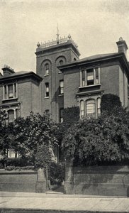 Casa di Theodore Watts-Dunton a Putney Hill da English Photographer