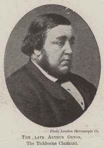 Il defunto Arthur Orton, il pretendente Tichborne da English Photographer