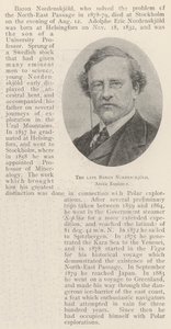 Il defunto Barone Nordenskjold, esploratore artico