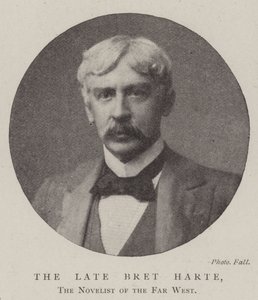 Il defunto Bret Harte, il romanziere del Far West da English Photographer