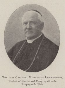 Il defunto cardinale Miescelaus Ledochowski, prefetto della Sacra Congregazione de Propaganda Fide da English Photographer