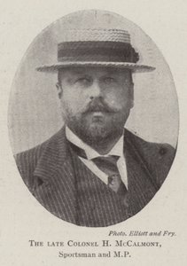 Il defunto colonnello H McCalmont, sportivo e parlamentare da English Photographer
