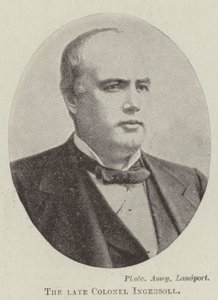 Il Defunto Colonnello Ingersoll da English Photographer