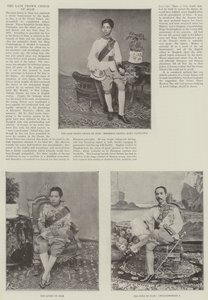 Il defunto Principe Ereditario del Siam da English Photographer