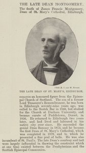 Il defunto Decano di St Marys, Edimburgo da English Photographer