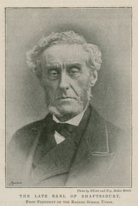Il defunto Conte di Shaftesbury, primo Presidente della Ragged School Union da English Photographer