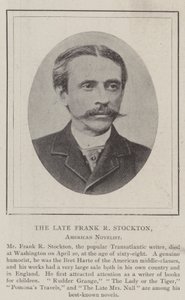 Il Defunto Frank R Stockton, Romanziere Americano da English Photographer