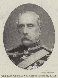 Il defunto Generale Sir Arthur Herbert, KCB da English Photographer