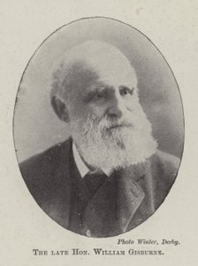 Il defunto Onorevole William Gisburne da English Photographer