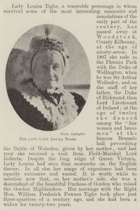 La defunta Lady Louisa Tighe da English Photographer