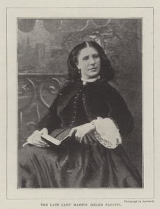 La defunta Lady Martin (Helen Faucit) da English Photographer