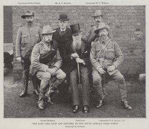 Il defunto Lord Loch e gli ufficiali della South African Field Force