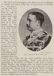 Il defunto Lord Portarlington da English Photographer