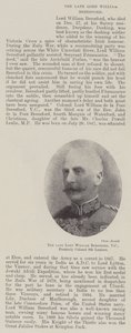 Il defunto Lord William Beresford, VC, ex Colonnello dei 9th Lancers da English Photographer