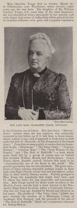 La defunta Miss Charlotte Yonge, romanziera da English Photographer