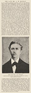 Il defunto Mr A M Mackay, agente della Church Missionary Society in Uganda, Lago Vittoria Nyanza da English Photographer