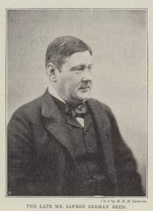 Il defunto signor Alfred German Reed da English Photographer