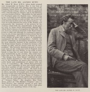 Il defunto Signor Alfred W Hunt