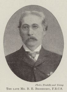 Il defunto Sig. B E Brodhurst, FRCS da English Photographer