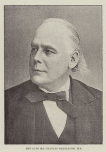 Il defunto Mr Charles Bradlaugh, MP da English Photographer