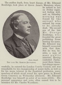 Il defunto Mr Edmund Routledge
