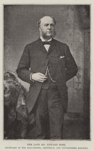 Il defunto signor Edward Ross, segretario della Manchester, Sheffield e Lincolnshire Railway da English Photographer