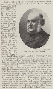 Il defunto signor Edwin Fownes da English Photographer