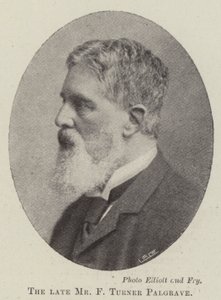 Il defunto Signor F Turner Palgrave da English Photographer