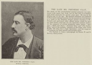Il defunto signor Frederic Clay, compositore musicale