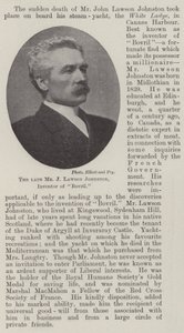 Il defunto Mr J Lawson Johnston, inventore del Bovril da English Photographer