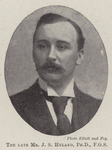 Il defunto signor J S Hyland, PhD, FGS da English Photographer