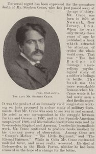 Il defunto signor Stephen Crane da English Photographer