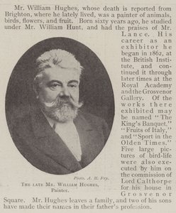 Il defunto signor William Hughes, pittore da English Photographer
